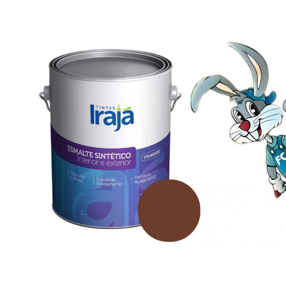 Esmalte Sintético Standard Marrom Tabaco 900ML - Irajá