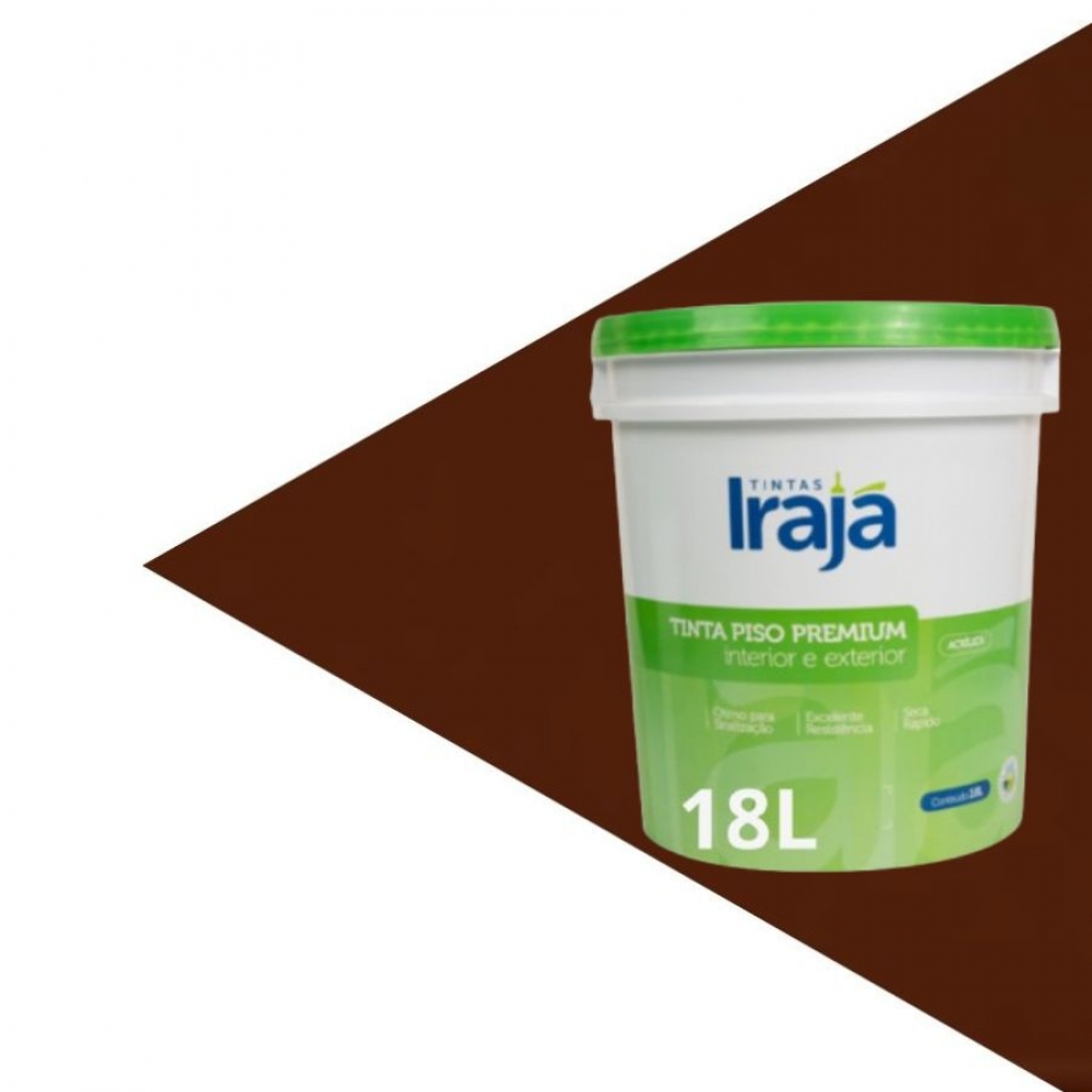 Irapiso Tinta para Piso Premium 18L - Irajá - MARROM