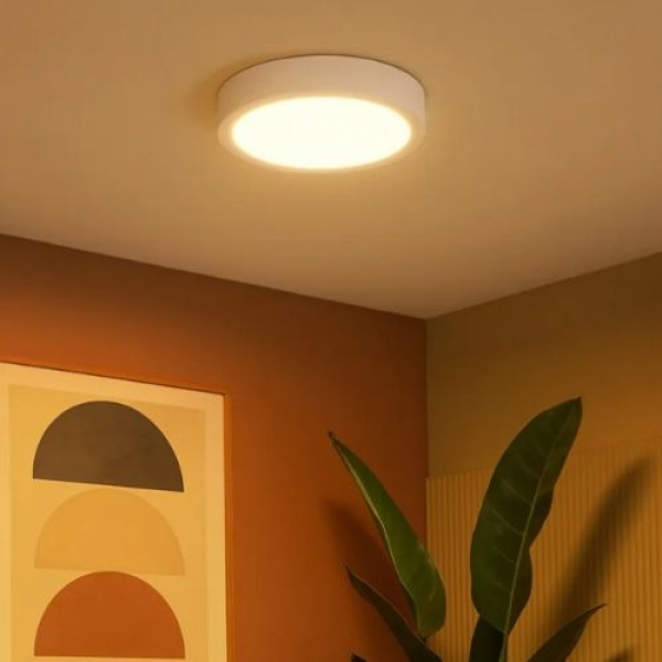 Painel de Led Redondo Sobrepor 12W - Cód 22873 - SOBREPOR