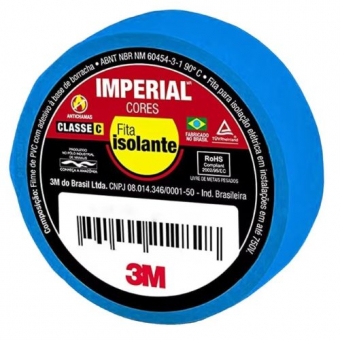 Fita Isolante Imperial 3M 18MM x 10M - cód 22853