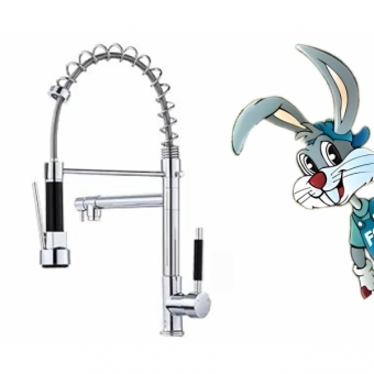 Torneira Gourmet Mesa com Dois Jatos Monocromático  cód: 1085249 - cód 28847