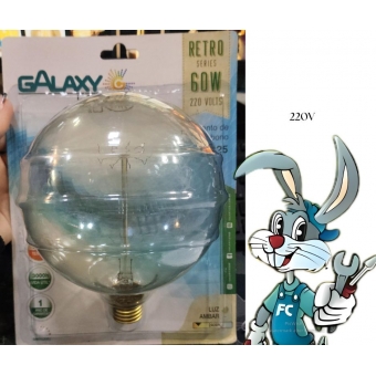 Lâmpada Filamento Carbono G 125 - 60W  cód 27934