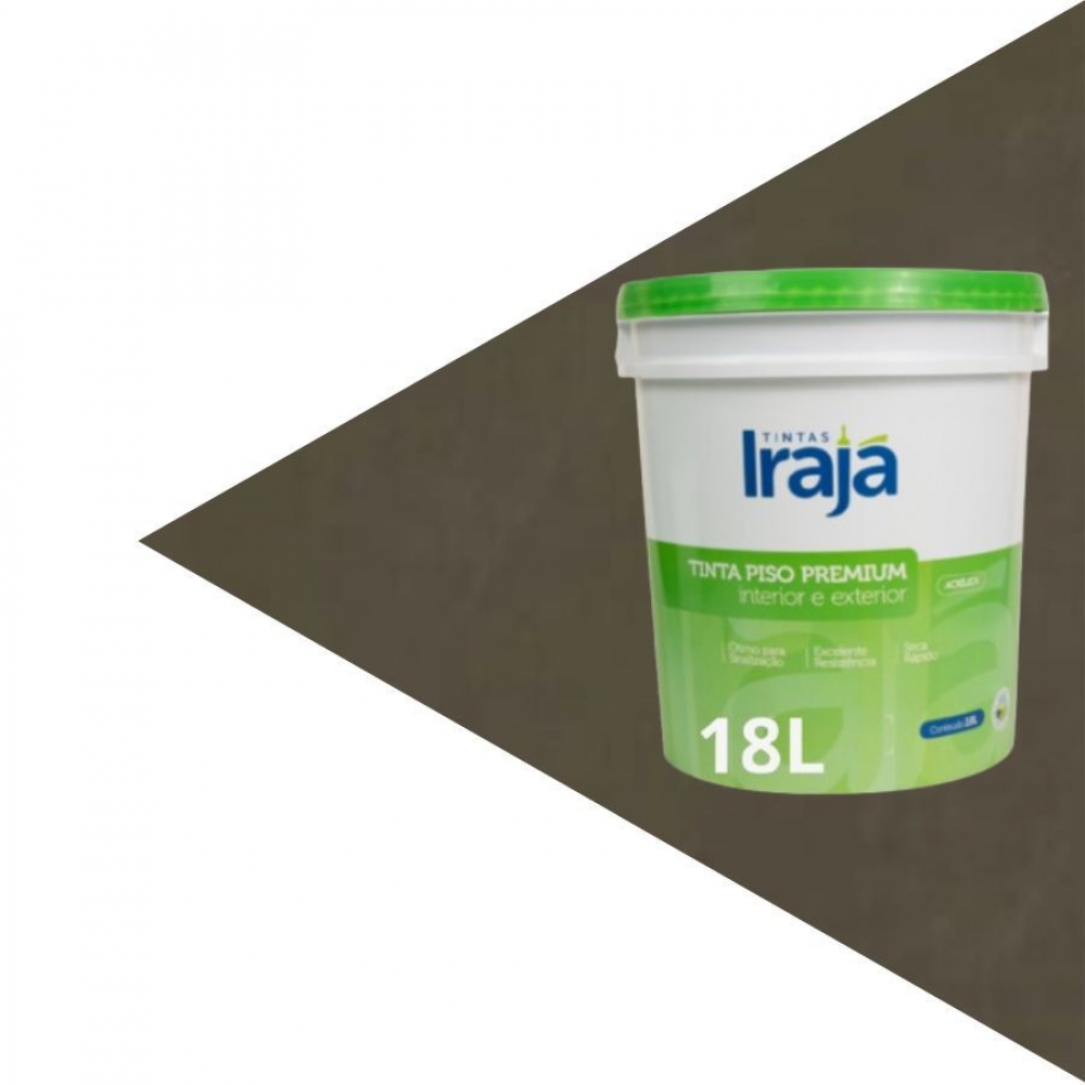Irapiso Tinta para Piso Premium 18L - Irajá - CONCRETO