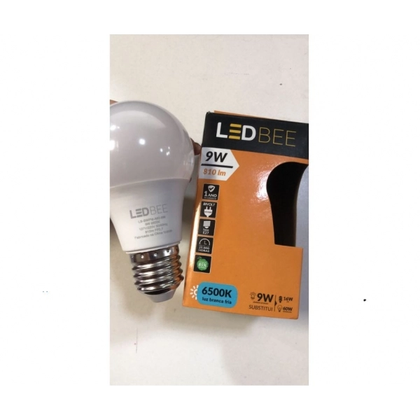 Lâmpada LED Bulbo 9w - 6500k - LED BEE