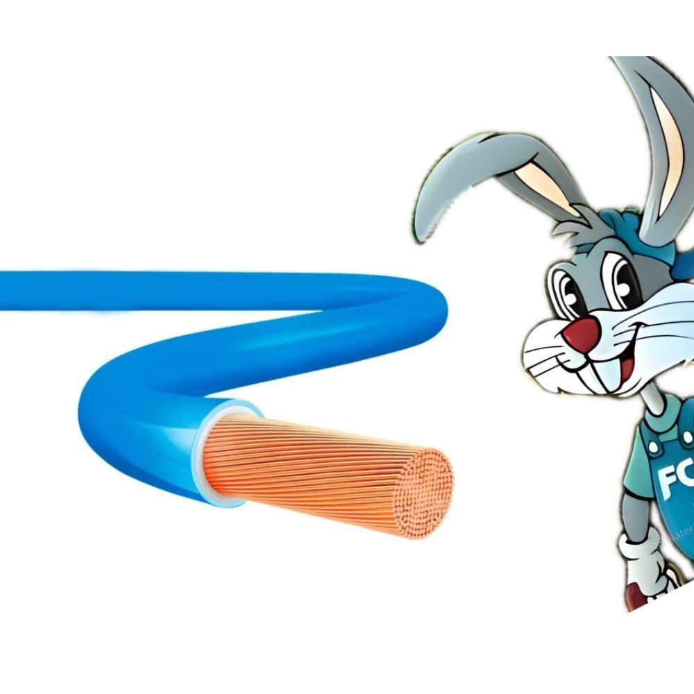 Cabo Elétrico Flexível Sil 750V - 6,0mm (Por Metro) - AZUL-17280