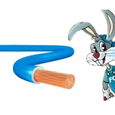 Cabo Elétrico Flexível Sil 750V - 6,0mm (Por Metro) - AZUL-17280