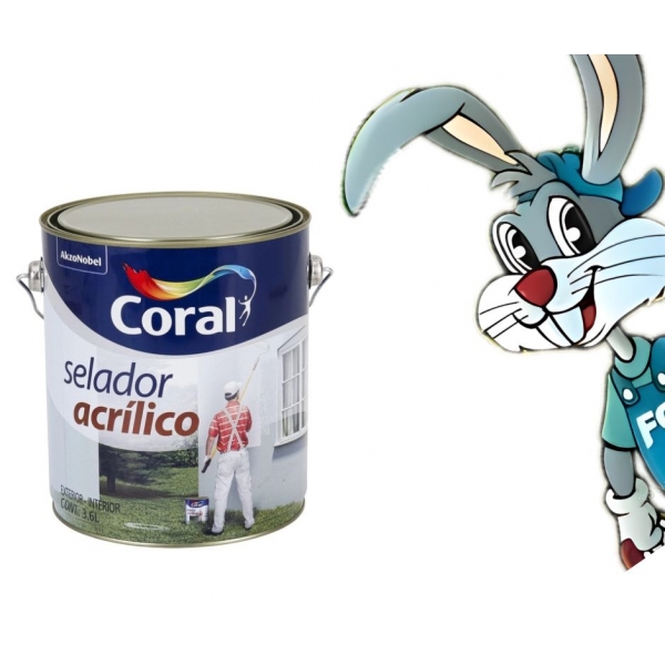 Selador Acrílico Coral Branco (leitoso)  3,6L - TRANSPARENTE