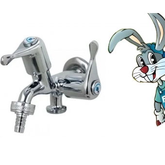 Torneira Máquina de Lavar Metal Com Mecanismos em ABS C-10 - cód: 1353510 cód 20624