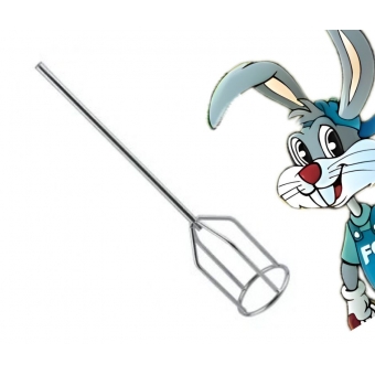 misturador para tinta e gesso 80 x 530mm - cód 32047