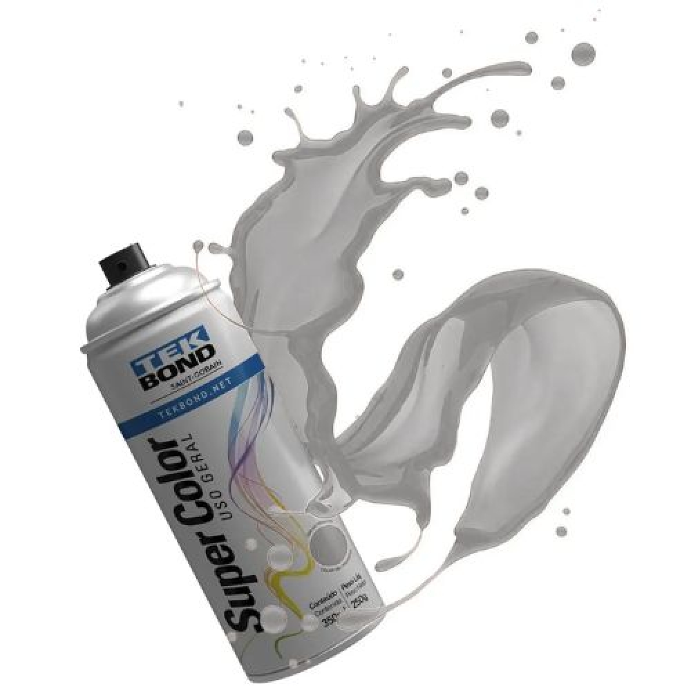 Spray Tek Bond - Cromado Metálico - 350ml - METALICO