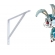 Cantoneira Preta Forte 50cm - cód 34312 - JASSON