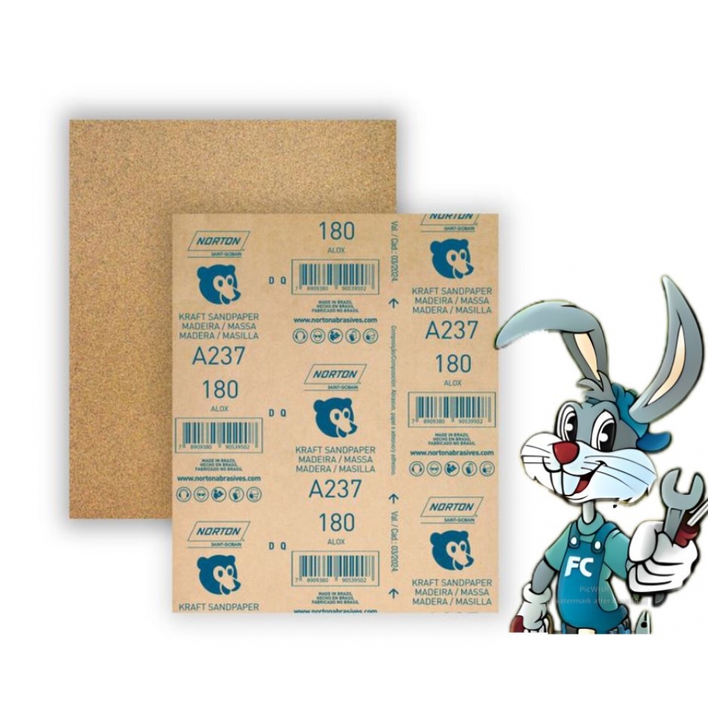 Folha Lixa Madeira - Lixa Madeira N - 180