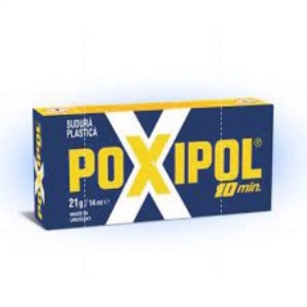 Cola Epoxi Poxipol Cinza Solda Plástica 21gr