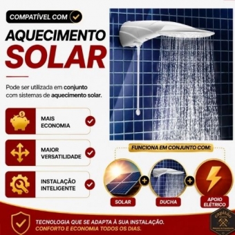 Ducha  Advanced Eletrônica Blindada 220v 6000w - Cód 30657