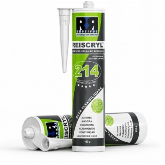 Selante Acrílico Siliconado Branco 425g Reiscryl