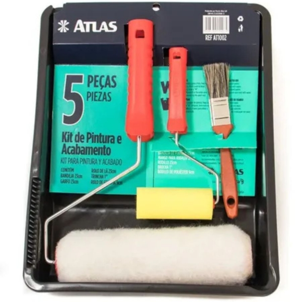 Kit Pintura 5 peças - ATLAS - cód AT1002 - ATLAS - ATLAS