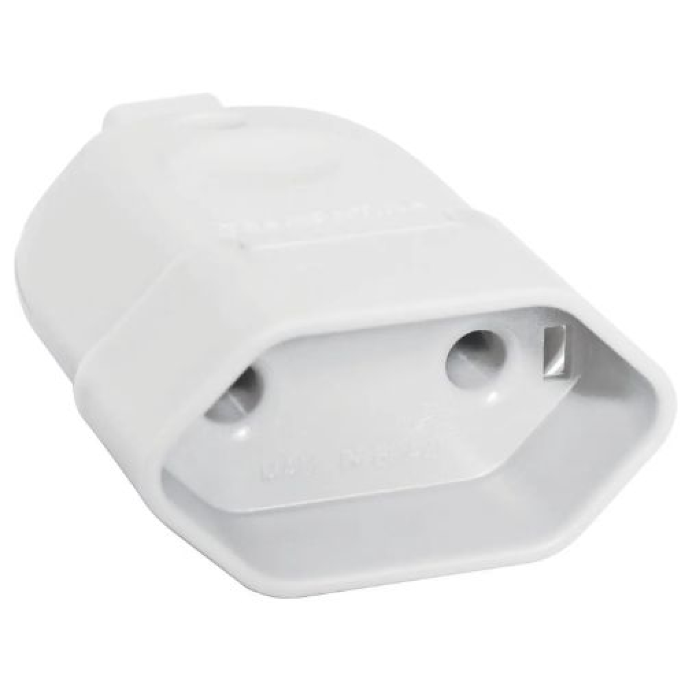 Plug Femea 2P 10A 250V - Cód 5904 - MARGIRIUS