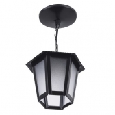 Pendente L-1-C : Preto - Cód 16762 - LANTERNA