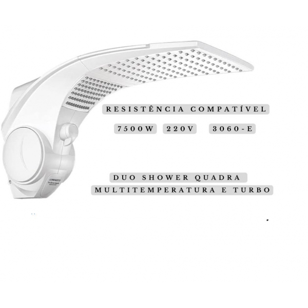 Resistencia Ducha Futura Eletrônica - 220v - 7500w - 3060-C - cód 402
