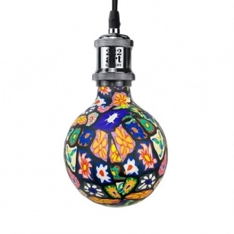 Lâmpada Noite Florida - 4W E27 G128 Iluminação Elegante e Aconchegante