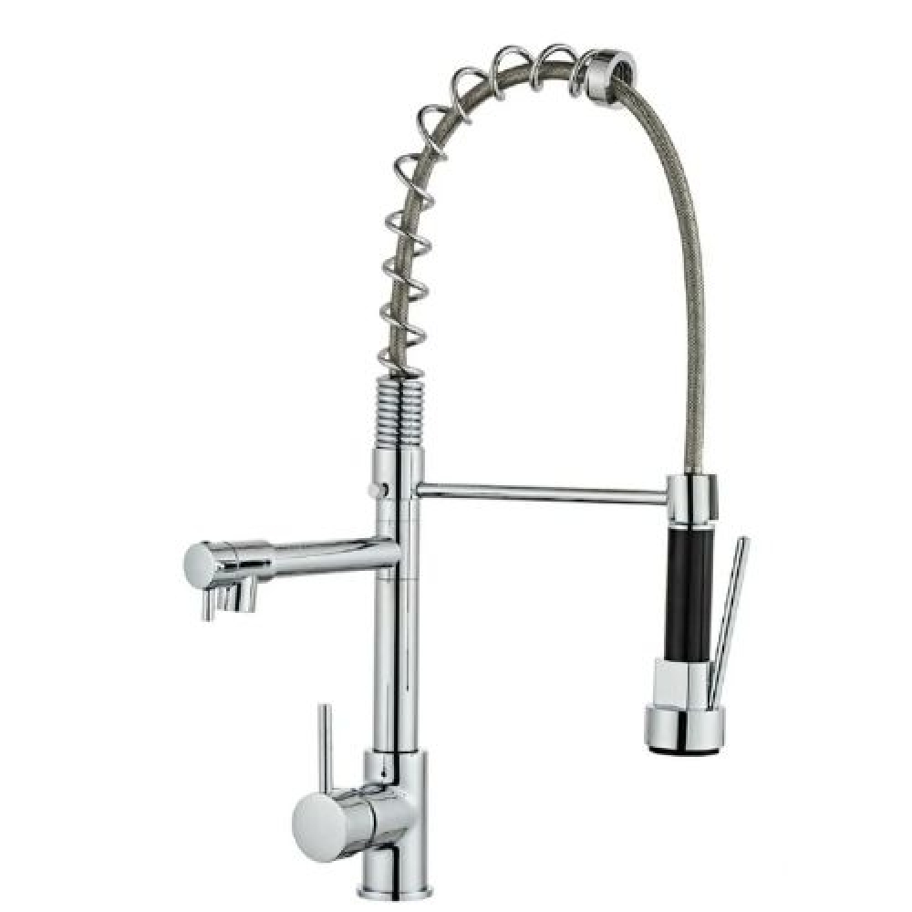 Torneira Gourmet Mesa com Dois Jatos Monocromático - Cód - LINHA METAL