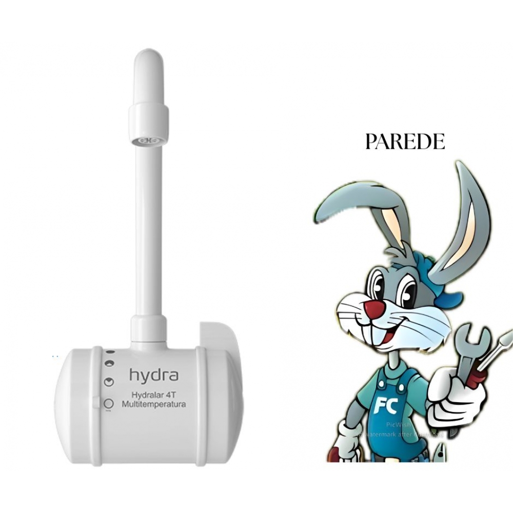 Torneira Multitemperatura Hydralar Parede 4T 200v - 5500w - cód 446 - HYDRA