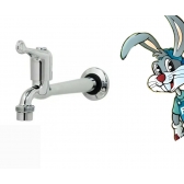 Torneira Pia Com Rosca - Metal Com Mecanismos Em ABS C-10 - cód: 1361510 cód 11230