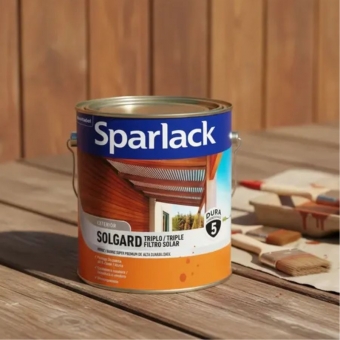Verniz Sparlack Solgard Natural Brilhante 900ml -  Base Solvente