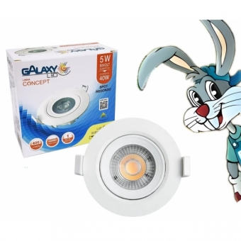 Spots Led Embutir Redondo 5w  - cód 20002