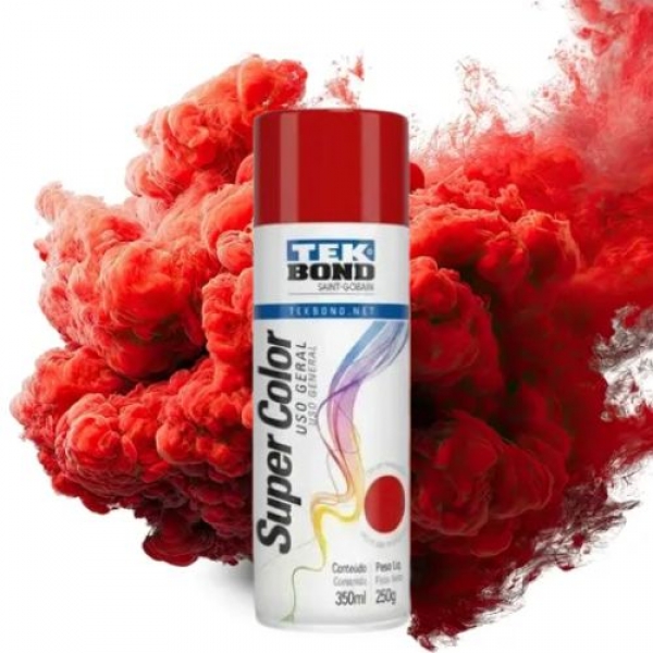 Spray Tek Bond - Vermelho Uso Geral - 350ml - USO GERAL