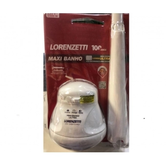 Chuveiro Ducha Elétrica Maxi Banho 3T Com Cano - 220V 5500W - Lorenzeti cód 4515