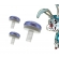 Kit Com 20 Pcs Vedante Carrapeta Para Torneira em Silicone Ou Borracha - 3/4 Silicone Bolha Cristal