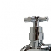 Torneira Máquina de Lavar  ABS  2 Saídas - 1/4 Volta - Cód: 8205 - LINHA SINK