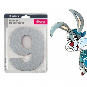 Numero Residencial 0 ADESIVO - cód 22617