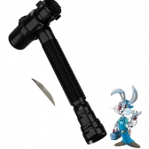 Sifão Copo Sanfonado Preto - cód 31103 - ASTRA