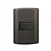 1 Interruptor 1 Tecla Simples - 10A 250V - GRAFITE