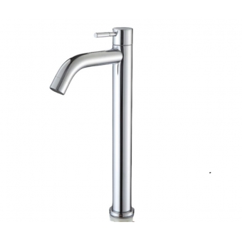 Torneira Inox Cromada Lavatório Alta 30CM - cód 1113323