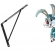 Cantoneira Forte Preta 25cm - cód 3768 - JASSON