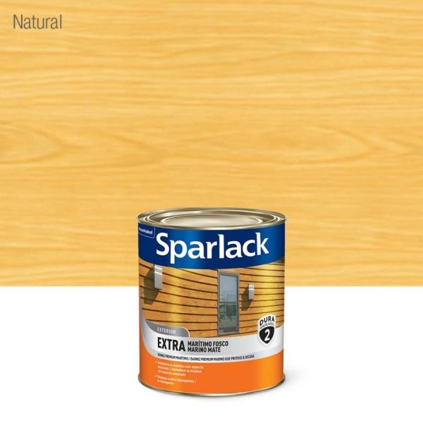 Verniz Sparlack Extra Maritímo Natural Fosco 3,6L - Base Solvente - EXTRA
