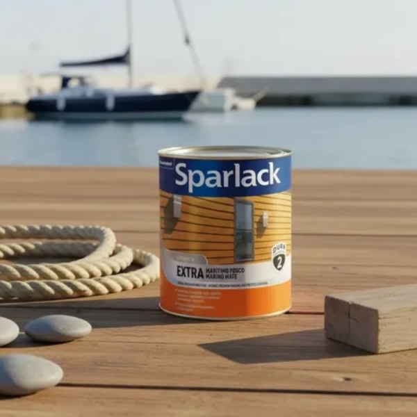 Verniz Sparlack Extra Maritímo Natural Fosco 3,6L - Base Solvente - EXTRA
