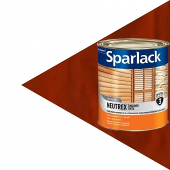 Verniz Sparlack Neutrex Mogno Avermelhado Brilhante 900ml - Base Solvente