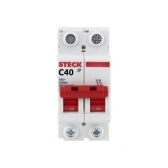 Disjuntor Bipolar STECK C40A - Cód 12842 - C40A