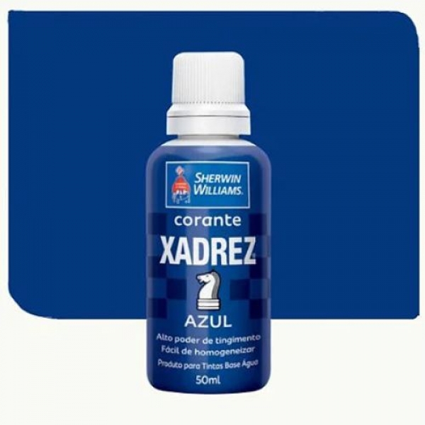 Corante Xadrez Azul 50ml - Base D`Água - SHEWIN-WILLAMS