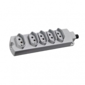 Tomada em Barra Multipla 2P+T 250V 20A/10A - Cód 30250 - MARGIRIUS