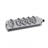 Tomada em Barra Multipla 2P+T 250V 20A/10A - Cód 30250 - MARGIRIUS