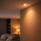Kit 10 Spots Led Embutir Quadrado 5w - 3000k - cód 32020 - LUZ QUENTE