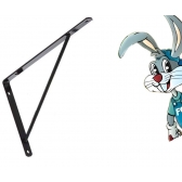 Cantoneira Preta Extra Forte 40cm - cód 3762 - JASSON