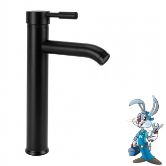 Torneira Inox Black Lavatório Alta  - cód 1113323 cód 29759