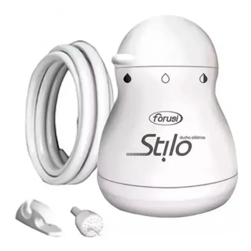 Chuveiro Ducha Stilo- 3t - Elétrica 5400w - 220w - BRANCO