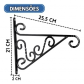 Suporte Para Pendurar Vaso De Planta Parede